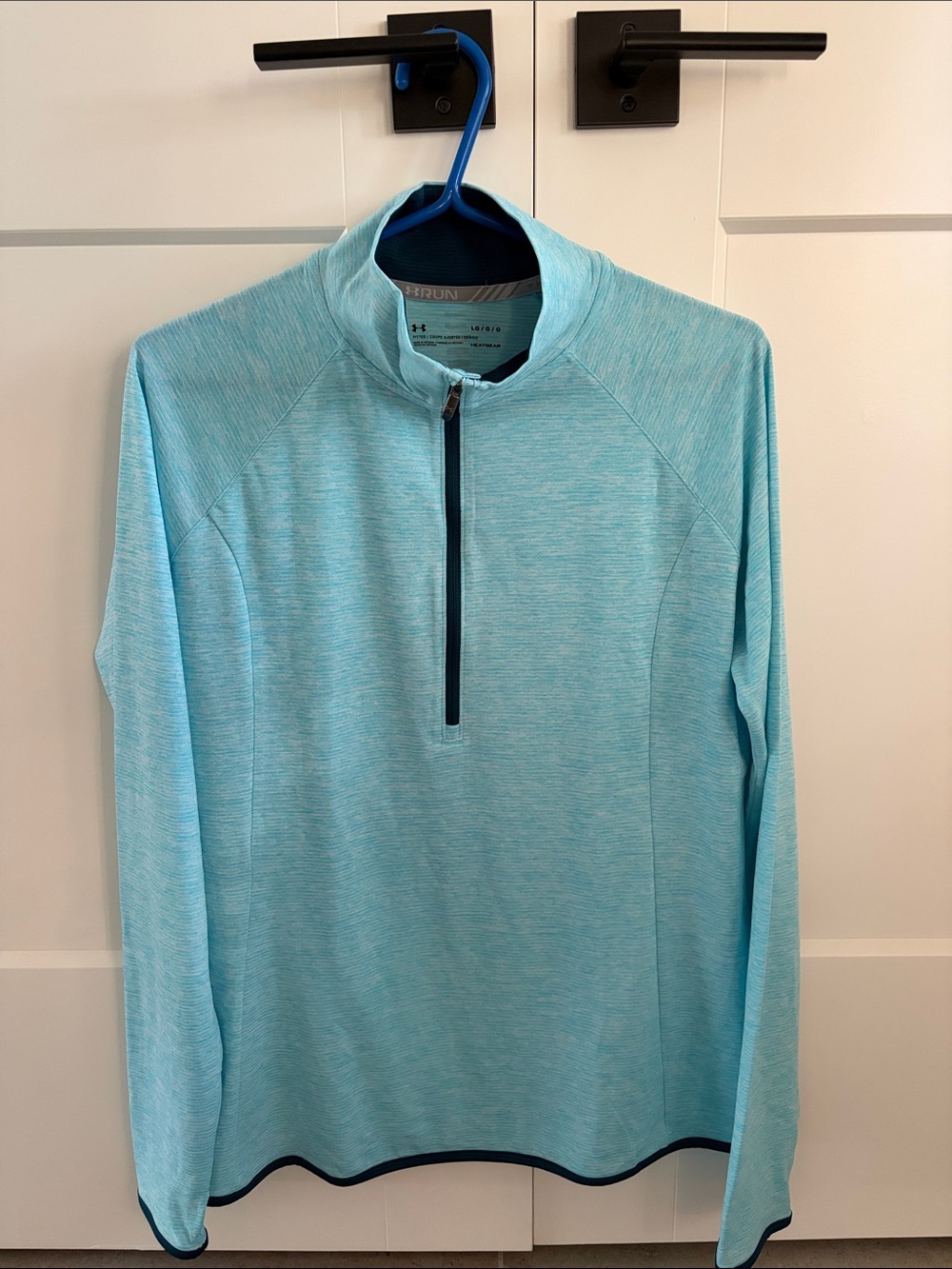 Under Armour Light Aqua Heather Performance Pullover